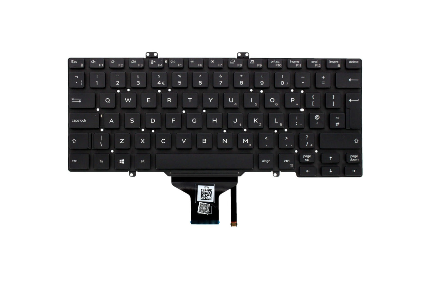 戴爾 Latitude 0V5H1J V5H1J 英國英語背光替換鍵盤