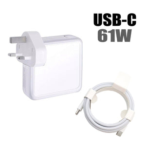 Compatible With Macbook Pro 61W USB-C Charger Laptop Adapter