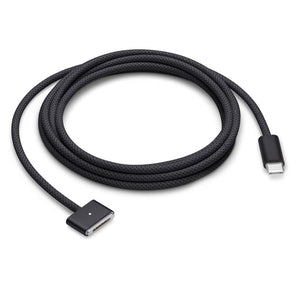 Compatible With MacBook Pro Air (M2, 2022) Black USB Type C to Magsafe 3 Magnetic Charging Cable Cord 2M Line