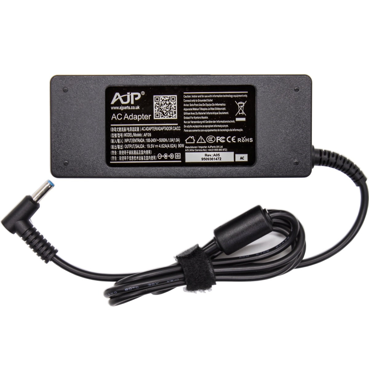 HP Envy 13-AB080NO 90W 4.5MM x 3.0MM 交流電中心針 AJP 筆記型電腦替換轉接器