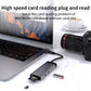 七合一灰色 USB-C 集線器，適用於 1 x USB-C PD / 1 x 4K HDMI / 1 x USB 2.0 / 1 x USB 3.0 / 1 x USB-C Data 2.0 / 1 x SD / 1 x TF