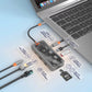 8 合 1 USB-C 集線器，適用於 1 x USB 3.0 / 1 x USB 2.0 / 1 x HDMI / 1 x RJ45 / 1 x USB-C PD / 1 x USB-C Data 2.0 / 1 x SD / 1 x TF