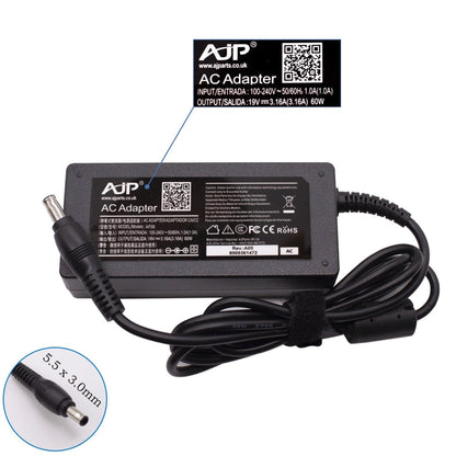 三星 ADP-60ZHD 60W 5.5MM x 3.0MM AJP 筆記型電腦替換轉接器