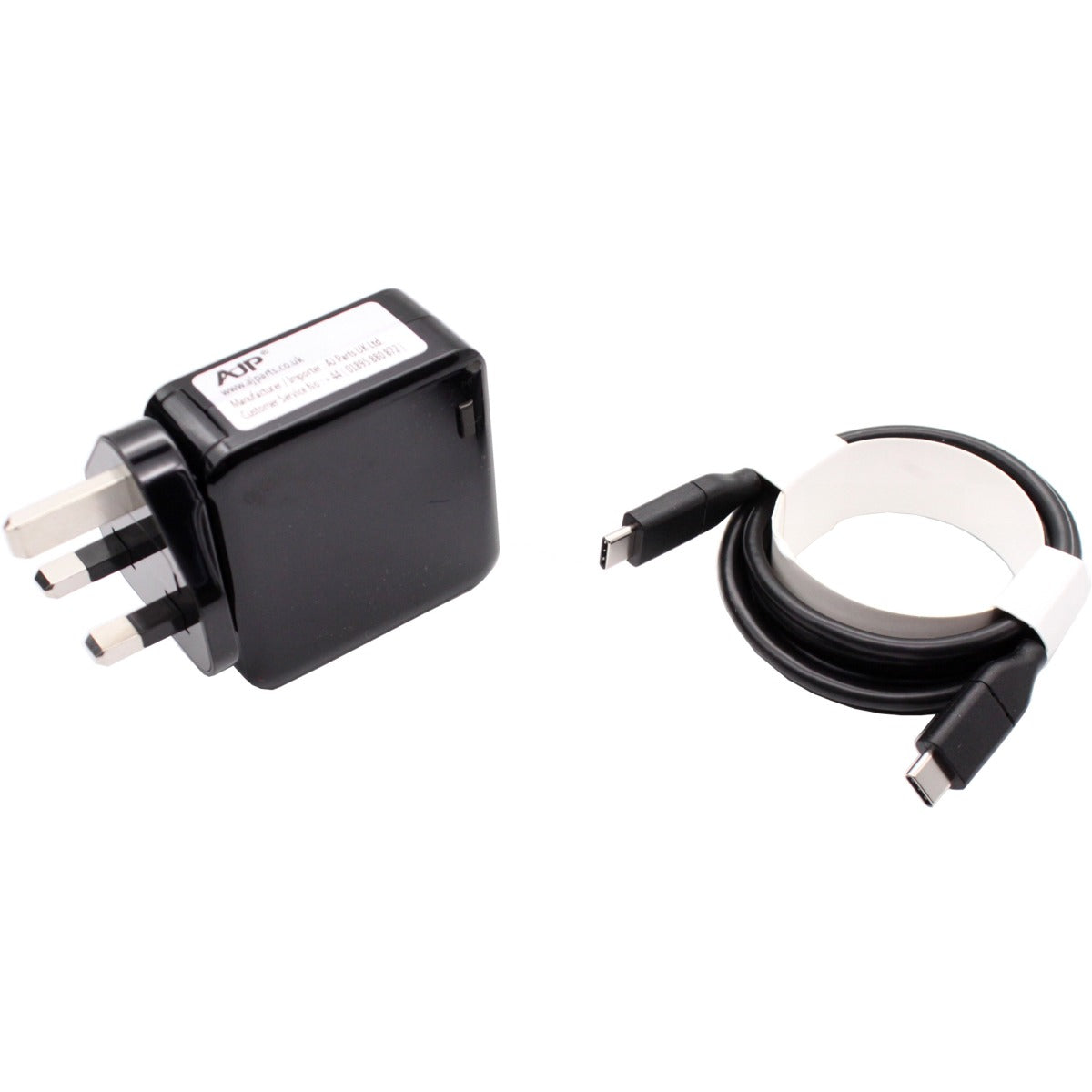 Compatible With Dell 450-AKVD 45W USB Type-C QC 3.0 PD Fast Charging Black AJP Laptop Adapter