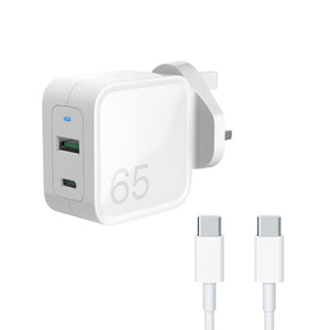 Compatible With Dell LA65NM190 65W USB Type-C Fast Dual Port Wall Charger AJP Laptop Adapter