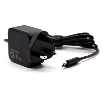 Compatible With Delta ADP-65KE B 67W Fox Type-C QC PD Fast Wall Charger Black AJP Laptop Adapter