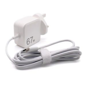 Compatible With KP.04501.007 67W Type-C PD Fast Wall Charger White AJP Laptop Adapter
