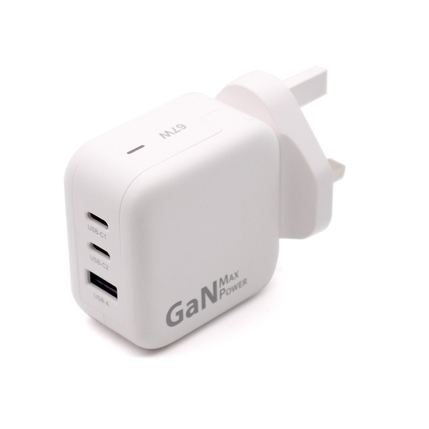 Compatible With Asus BR1100FKA 67W USB Type-C 3-Ports Fast Charging Charger With Multi Socket White Laptop Adapter