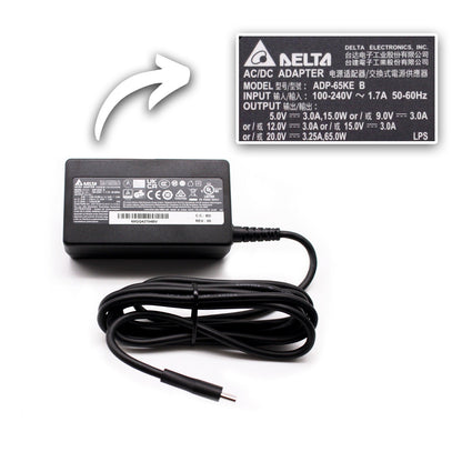 Compatible With HP 2R9E5EA#ABU 65W AC USB-C Type C Power Supply Charger Delta Laptop Adapter