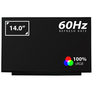 Compatible With AU Optronics B140QAN05.H 14.0" Matte LED LCD QHD IPS Laptop Screen
