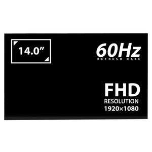 Compatible With NV140FHM-T02 14.0" FHD LED LCD On-Cell Touch Laptop Screen