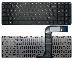 HP 749658-031UK 黑色（無框架）替換鍵盤