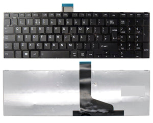 Toshiba Satellite L855 SERIES UK Layout with Frame Black Replacement Keyboard