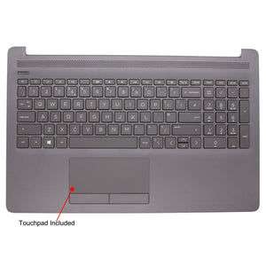 兼容惠普 L14606-031 英国黑色掌托触摸板盖键盘