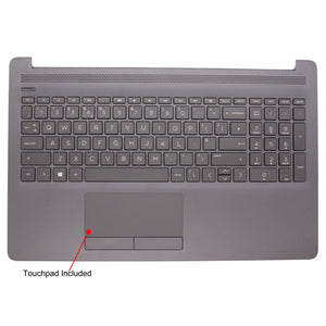 Lenovo 5CB0R28201 Notebook Palmrest With Grey UK Replacement Laptop Keyboard