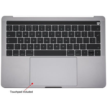 兼容 MacBook Pro 13 英寸 A1706 (EMC 3071) 2016 年灰色掌托盖英国键盘