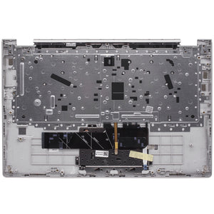 全新替換聯想 Yoga 530-14IKB 掌托（銀色）附背光英國鍵盤