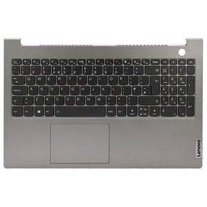 相容於聯想 ThinkBook 15 G2 ITL 鍵盤掌托頂蓋銀色 SN20W65135