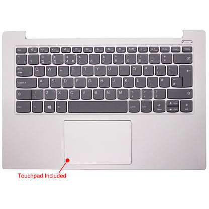全新替換零件，適用於聯想 Ideapad S340-14IWL S340-14IML 掌托觸控板蓋，附筆記型電腦鍵盤