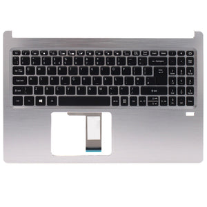 相容於 Acer Swift SF315-52 SF315-52G 掌托蓋鍵盤英國銀色替換鍵盤
