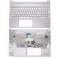 HP 15S-FQ 15S-EQ 筆記型電腦掌托（銀色）全新替換零件，附英式鍵盤（L63578-031），無指紋