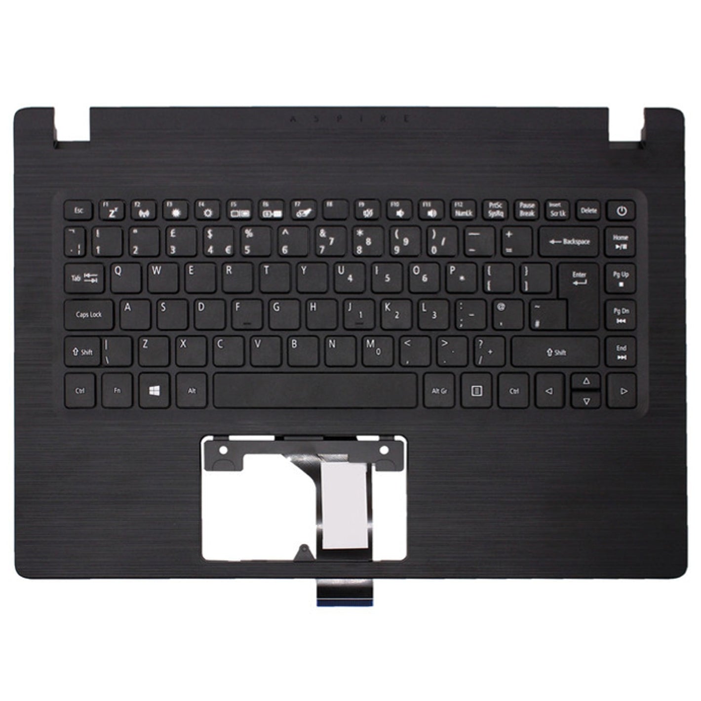 相容於 Acer Aspire A114-32 A314-21 A314-32 掌托蓋 鍵盤 英國 相容 6B.GVYN7.029 黑色