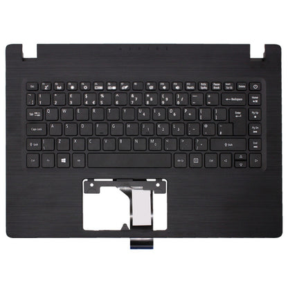 相容於 Acer Aspire A114-32 A314-21 A314-32 掌托蓋 鍵盤 英國 相容 6B.GVYN7.029 黑色