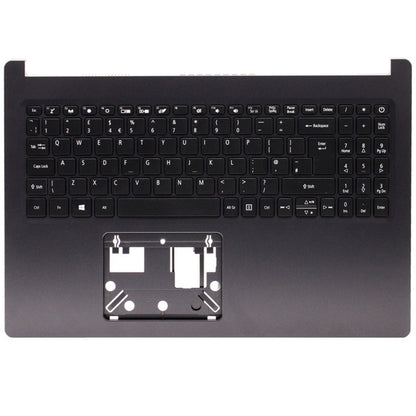 相容於 Acer Aspire A315-23 A315-23G 鍵盤掌托英國佈局黑色