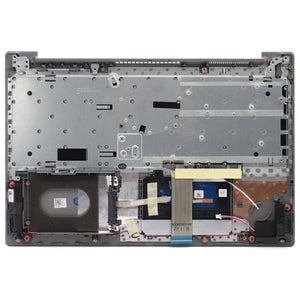 適用於聯想 V155-15API 掌托觸控板蓋鍵盤英國銀色 AM182000100 / M33501003UK
