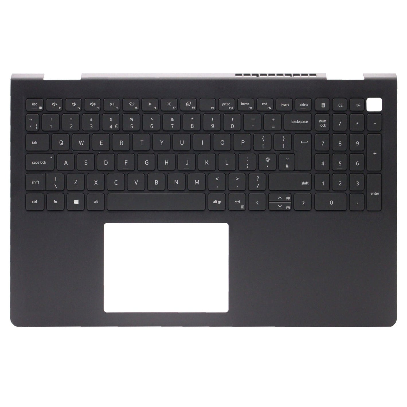 戴尔 0C6D40 兼容掌托英国布局背光键盘黑色