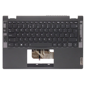 For Lenovo Flex 5-14IIL05 Palmrest Case Cover UK Laptop Replacement Keyboard