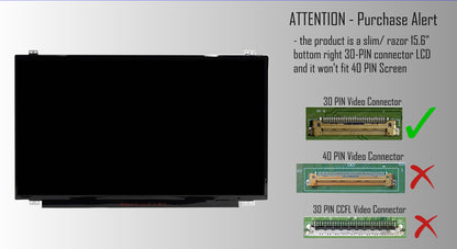 N156BGE-EB1 REV.C2 15.6" Glossy WXGA LED LCD Laptop Replacement Screen