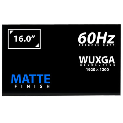 Compatible With B160UAN04.4 HW2A 16.0" LED LCD WUXGA Laptop Screen
