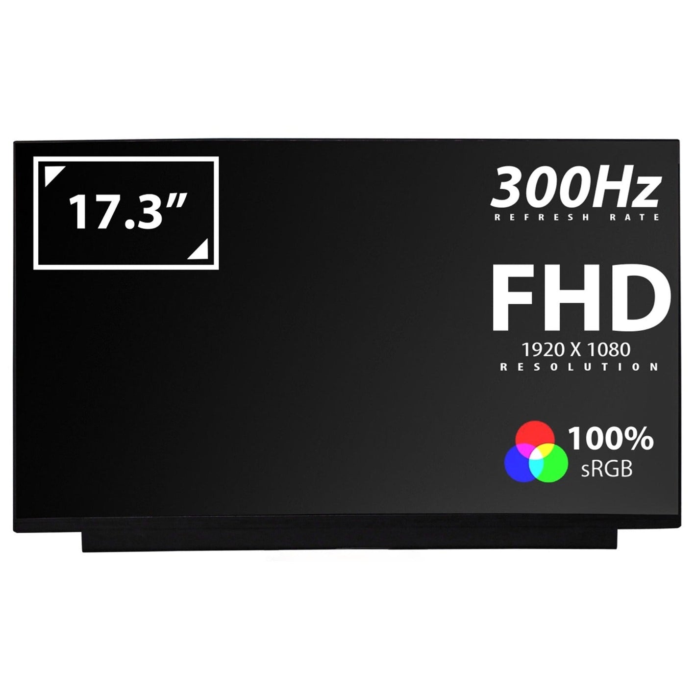 LQ173M1JW03 17.3吋 LED 液晶螢幕 FHD IPS 1920 x 1080 AG 40 針 300HZ 磨砂顯示面板