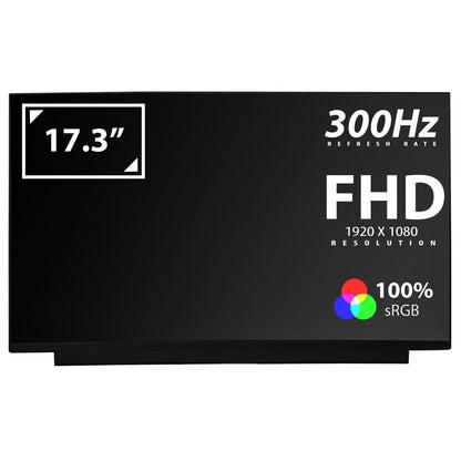 LQ173M1JW03 17.3吋 LED 液晶螢幕 FHD IPS 1920 x 1080 AG 40 針 300HZ 磨砂顯示面板
