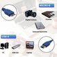 5 Gbps 1.5 Meter Micro B to USB A Hard Drive Cables, USB A to Micro B, External Hard Drive Replacement Cable Blue
