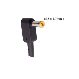 Compatible With ADP-65H DBX 65W 5.5MM x 1.7MM Charger PSU Laptop Adapter