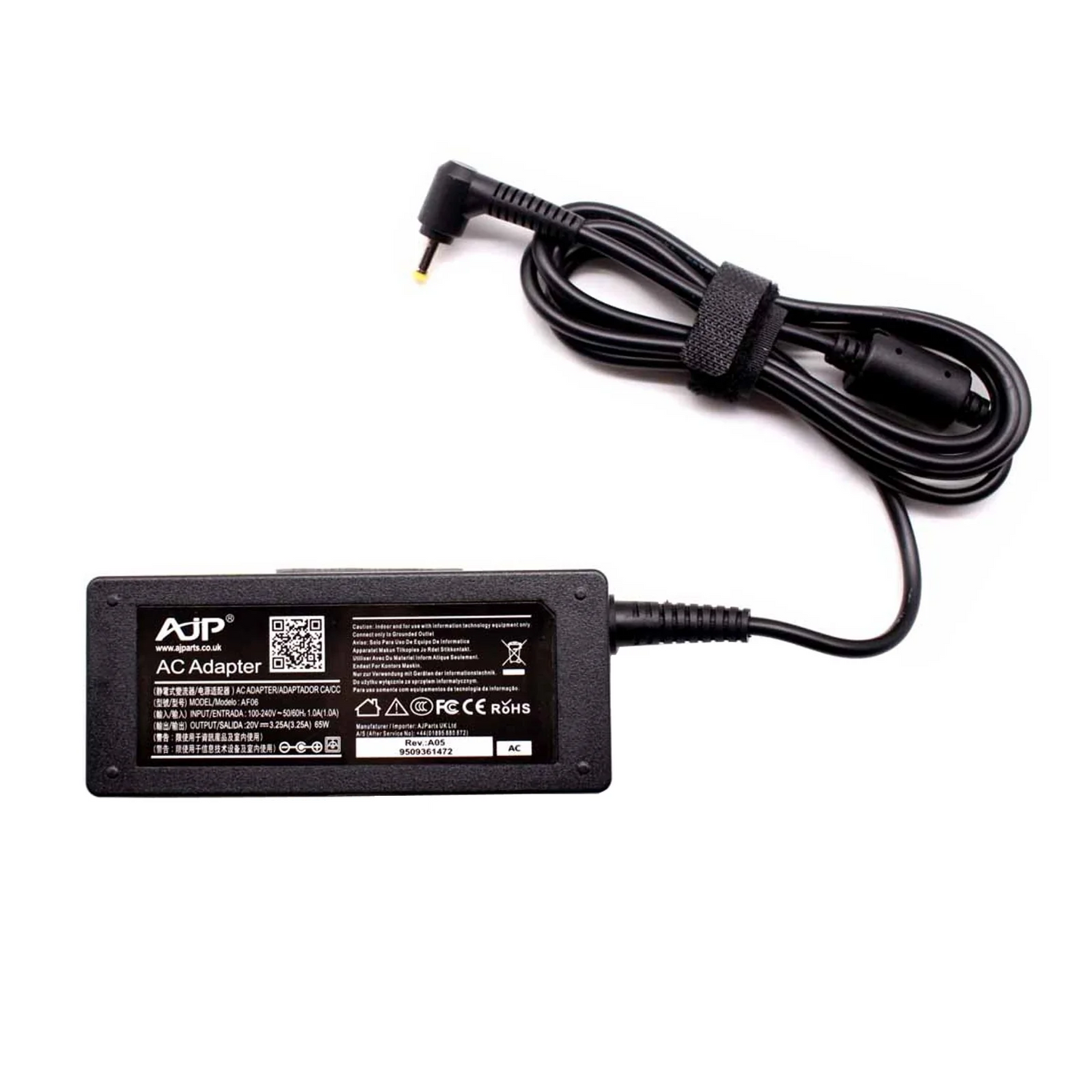 New AJP Adapter For Lenovo 20V 3.25A 65W 4.0mm X 1.7mm Laptop Power Charger