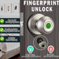 Office Room use Smart App Fingerprint Mechanical Key Unlock Smart Knob Door Lock Keyless