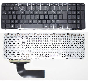 New Replacement Keyboard For HP Pavilion 15-E Series UK Black With Frame