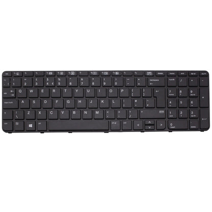 HP Probook 450 G3 英國版鍵盤（附框架）替換筆記型電腦鍵盤