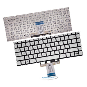 New Replacement for HP Pavilion 14-CE Series Silver UK Layout  Keyboard