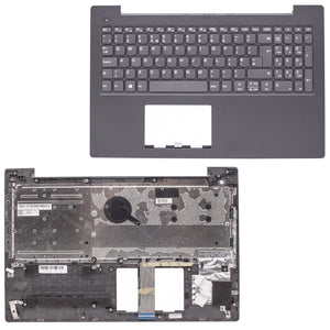 Lenovo 5CB0R28201 Notebook Palmrest With Grey UK Replacement Laptop Keyboard