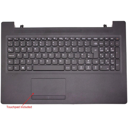 適用於聯想 Ideapad 110-15IBR 筆記型電腦 黑色掌托鍵盤 附觸控板
