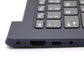 適用於聯想 Ideapad S340-14IWL S340-14API S340-14IIL 藍色掌托觸控板蓋帶筆記型電腦鍵盤