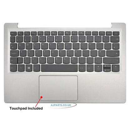 Lenovo 5CB0R61527 Palmrest Touchpad Cover UK Silver Replacement Keyboard