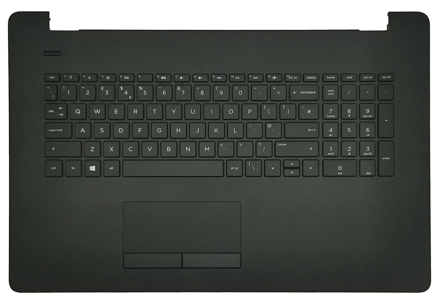 全新正品適用於 HP 17-AK 17-BS 掌托蓋 英國鍵盤 黑色 L926559-031 