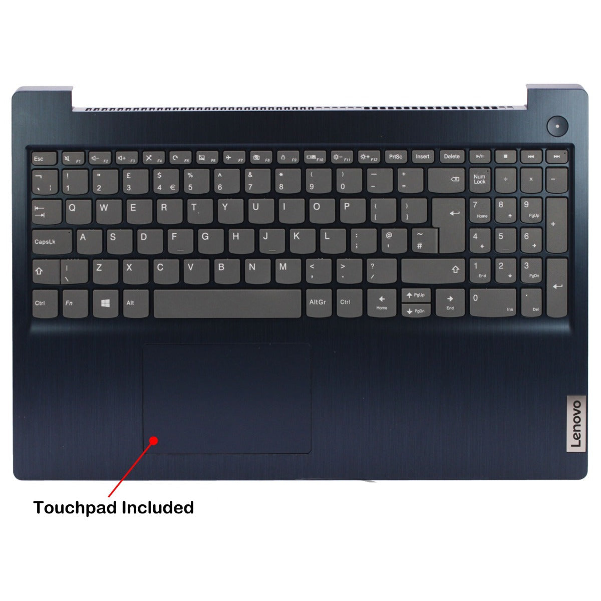 适用于联想 5CB0X57567 兼容掌托触摸板键盘盖蓝色