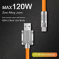 [ Pack of 10 ] - 1.0MTR - Fast Charging Cable  6A 120W  -  | USB | Type-C | Lightning