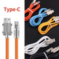 [ Pack of 10 ] - 1.0MTR - Fast Charging Cable  6A 120W  -  | USB | Type-C | Lightning